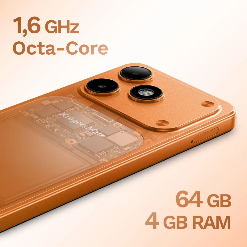 Smartphone 4GB/64GB Flow 12 Orange Kruger Matz