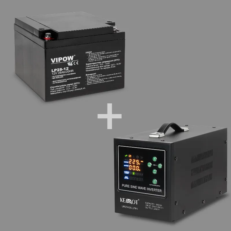 UPS Centrale Termice Sinus Pur 1000VA/700W 12V Kemot