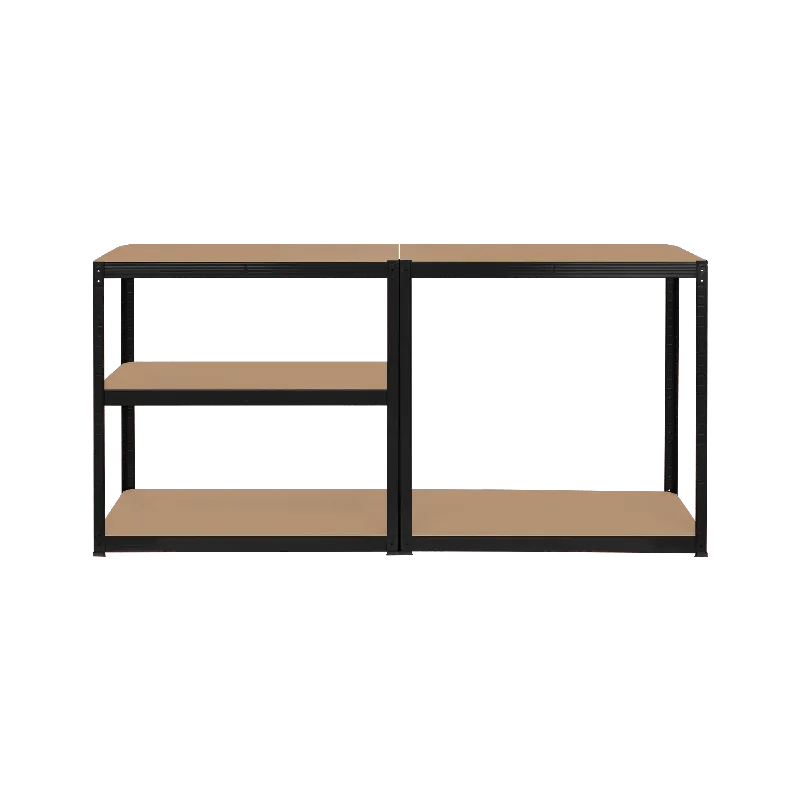 Raft Metalic 5 Polite 750KG MDF 180X90X40 Negru Rebel