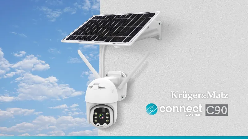 Camera Wifi Connect C90 Tuya Solar Kruger Matz