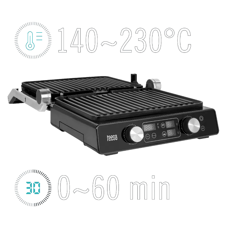 Grill Electric Panini Sandwich 2000W Teesa