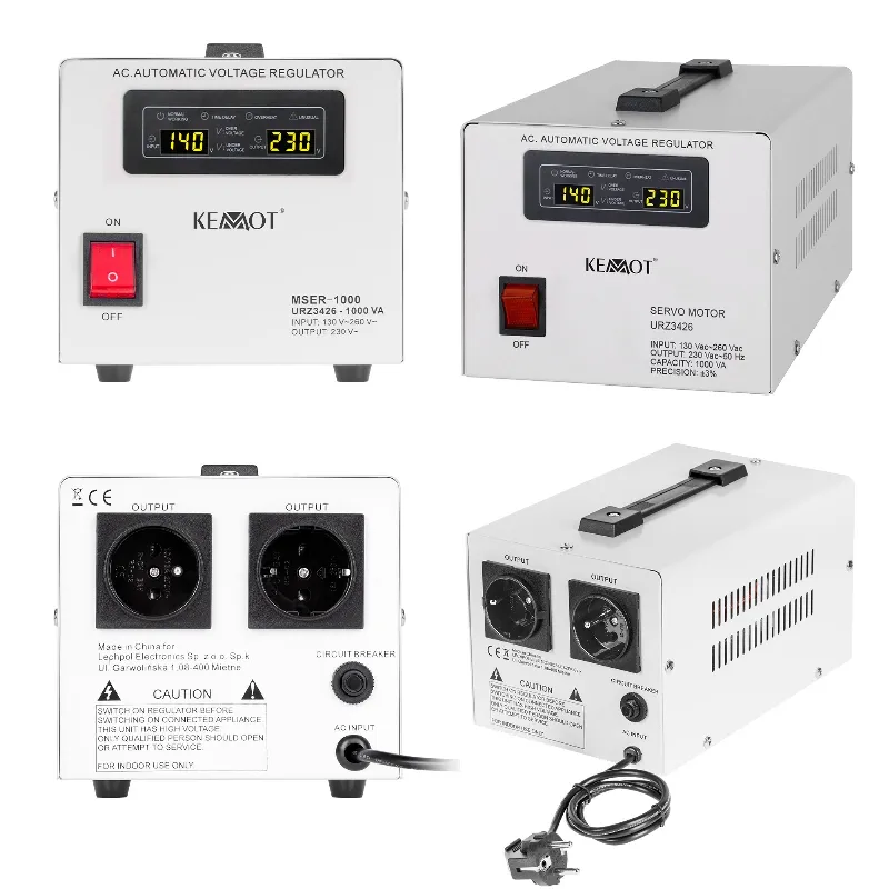 Stabilizator Tensiune Servomotor 1000VA Kemot