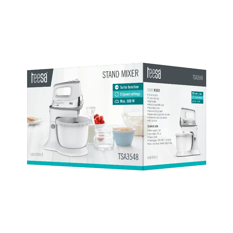 Mixer cu Bol Rotativ  500 W Teesa