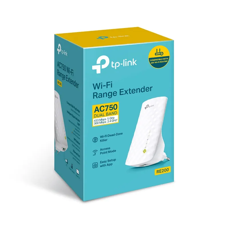 Range Extender Wifi Ap Dual Band RE200 Tplink