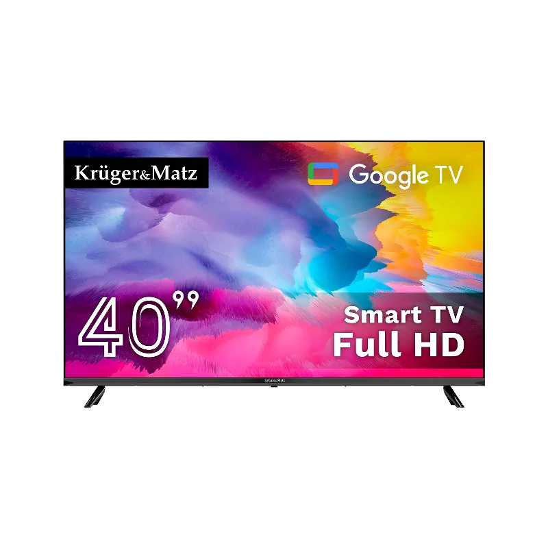 Google Smart TV 5.0 40 Inch 101CM H265 HEVC Kruger Matz