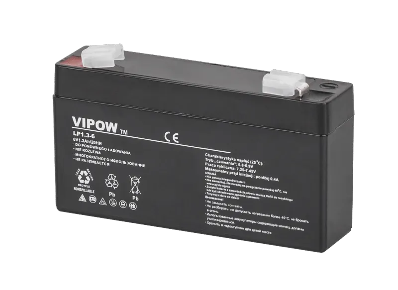 Acumulator Stationar AGM VRLA 6V 1.3AH Vipow