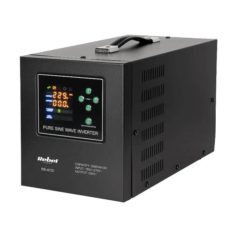 UPS Centrale Sinus Pur 2000VA 1200W 12V LIFEPO4 Rebel
