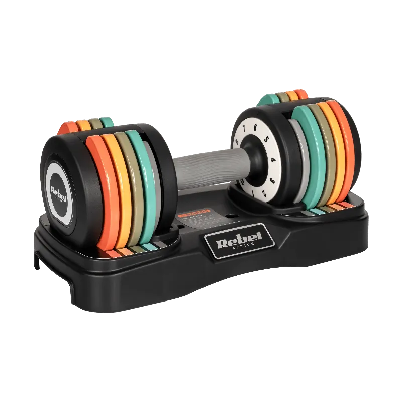 Set 2X Gantera Fonta Reglabila 1KG 2X10KG Rebel Active