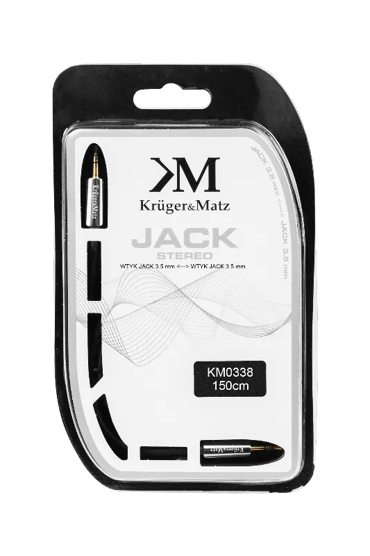 Cablu Stereo 3.5 Tata - Tata 1.5M Blister Kruger Matz