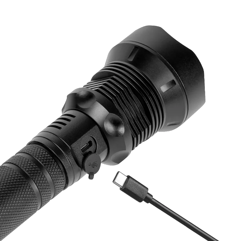 Lanterna 20W cu 2 Acumulatori 26650 Rebel