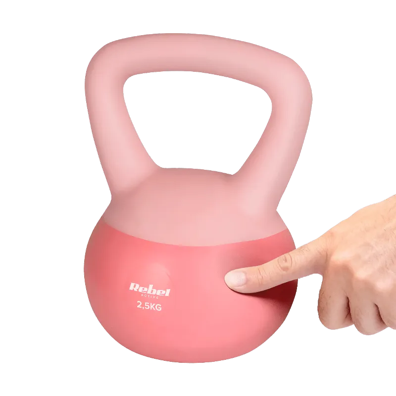 Kettlebell Vinil 2.5 KG Rebel Active