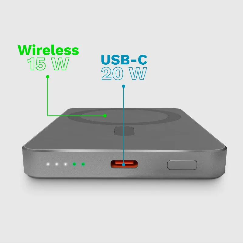 Power Bank 5000 MAH MAG Safe Kruger Matz