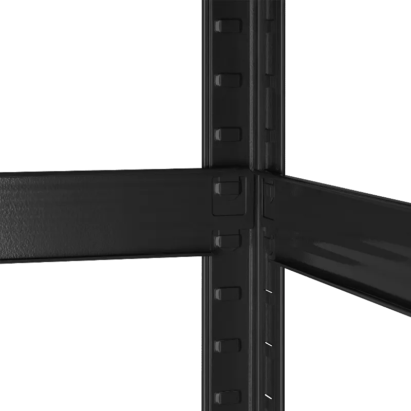Raft Metalic 5 Polite 750KG MDF 180X90X40 Negru Rebel