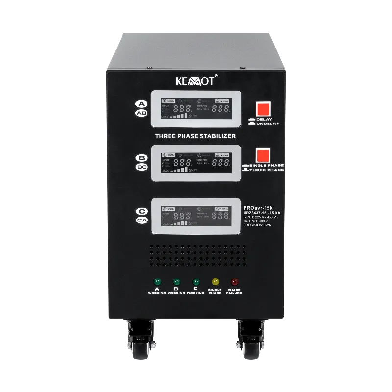 Stabilizator Servomotor Trifazat 15KVA Proavr-15K Kemot